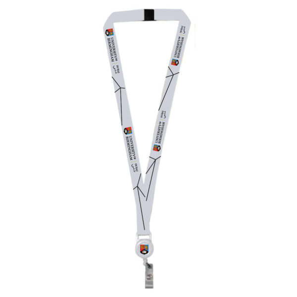 Lanyard with Reel Badge and Safety Lock - Image 2